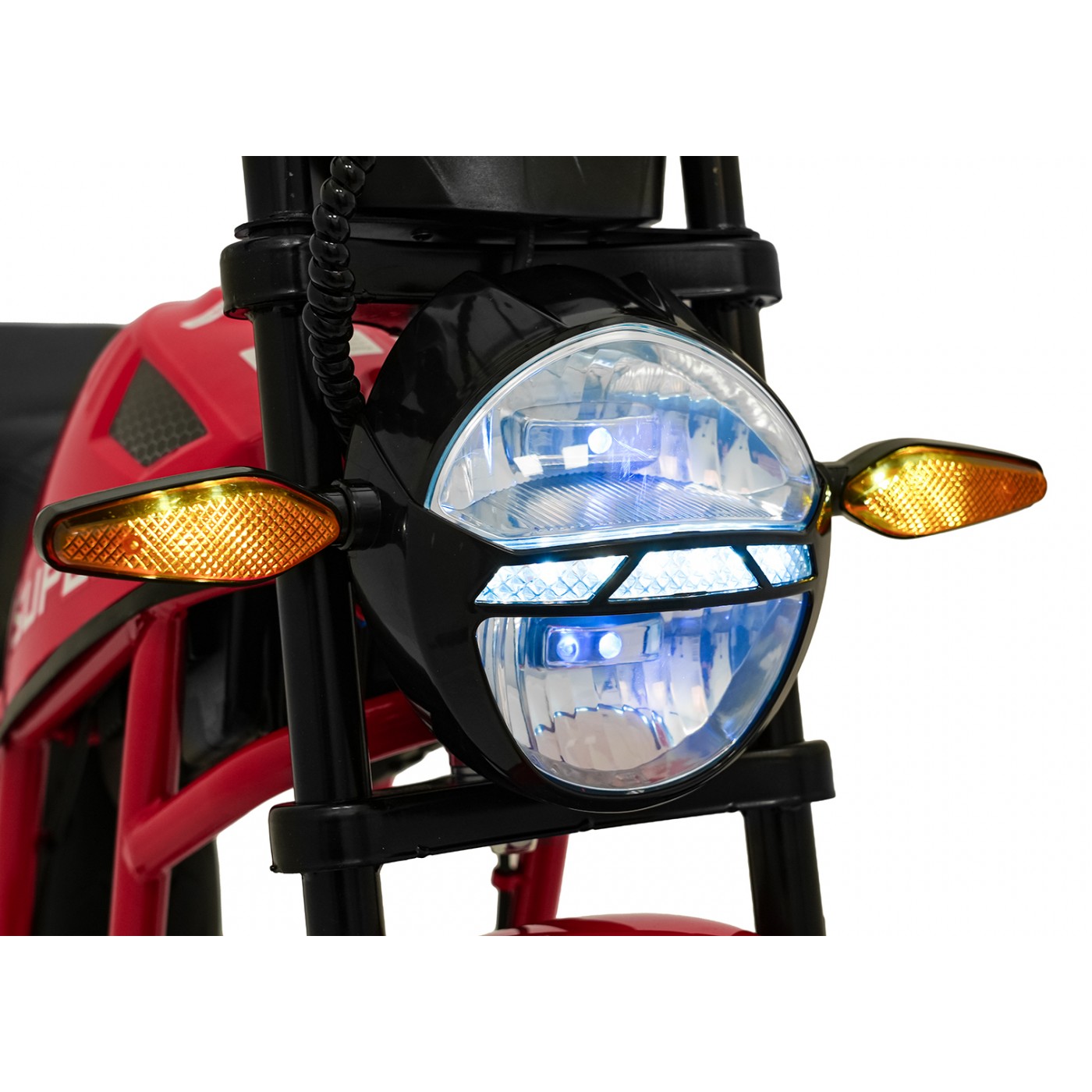 Vehicle Motorcycle SUPERMOTO Red