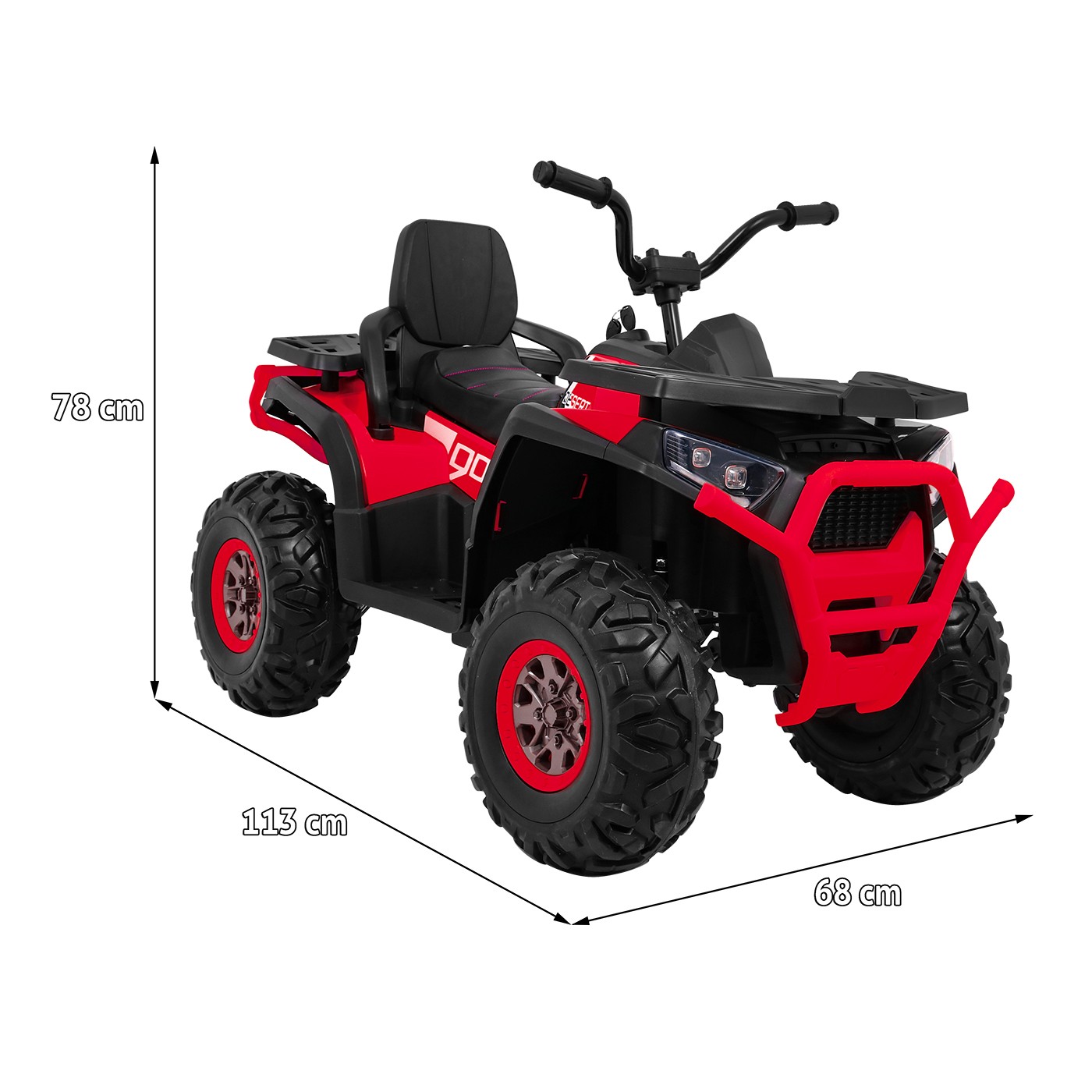 Quad ATV Desert Red