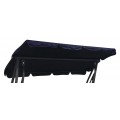 Spare Parts for Garden Swing 8078 Navy Blue Canopy Fabric