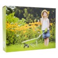 Little Gardener's Set with a Wheelbarrow Green