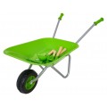 Little Gardener's Set with a Wheelbarrow Green
