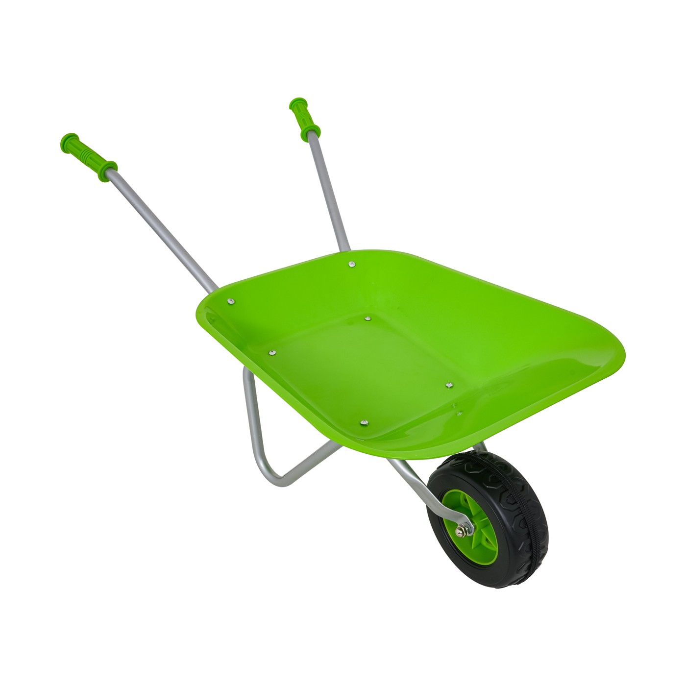 Little Gardener's Set with a Wheelbarrow Green