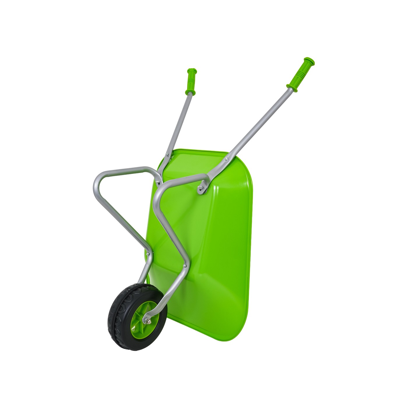 Little Gardener's Set with a Wheelbarrow Green