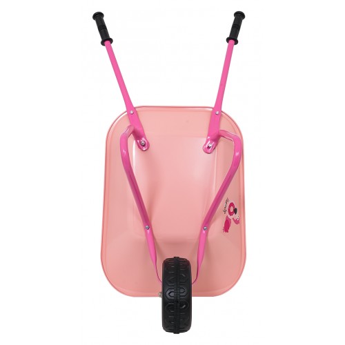 Little Gardener's Set with Wheelbarrow Pink