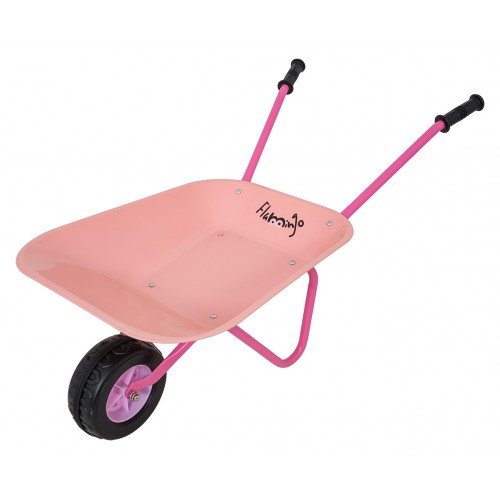 Little Gardener's Set with Wheelbarrow Pink