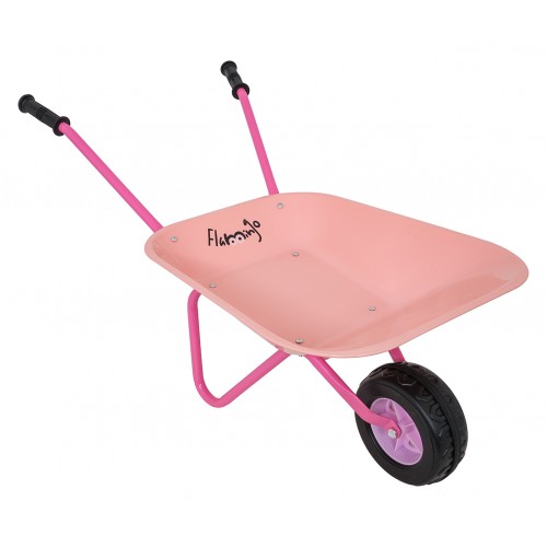 Little Gardener's Set with Wheelbarrow Pink
