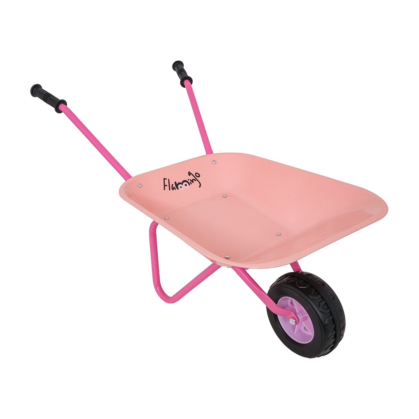 Little Gardener's Set with Wheelbarrow Pink