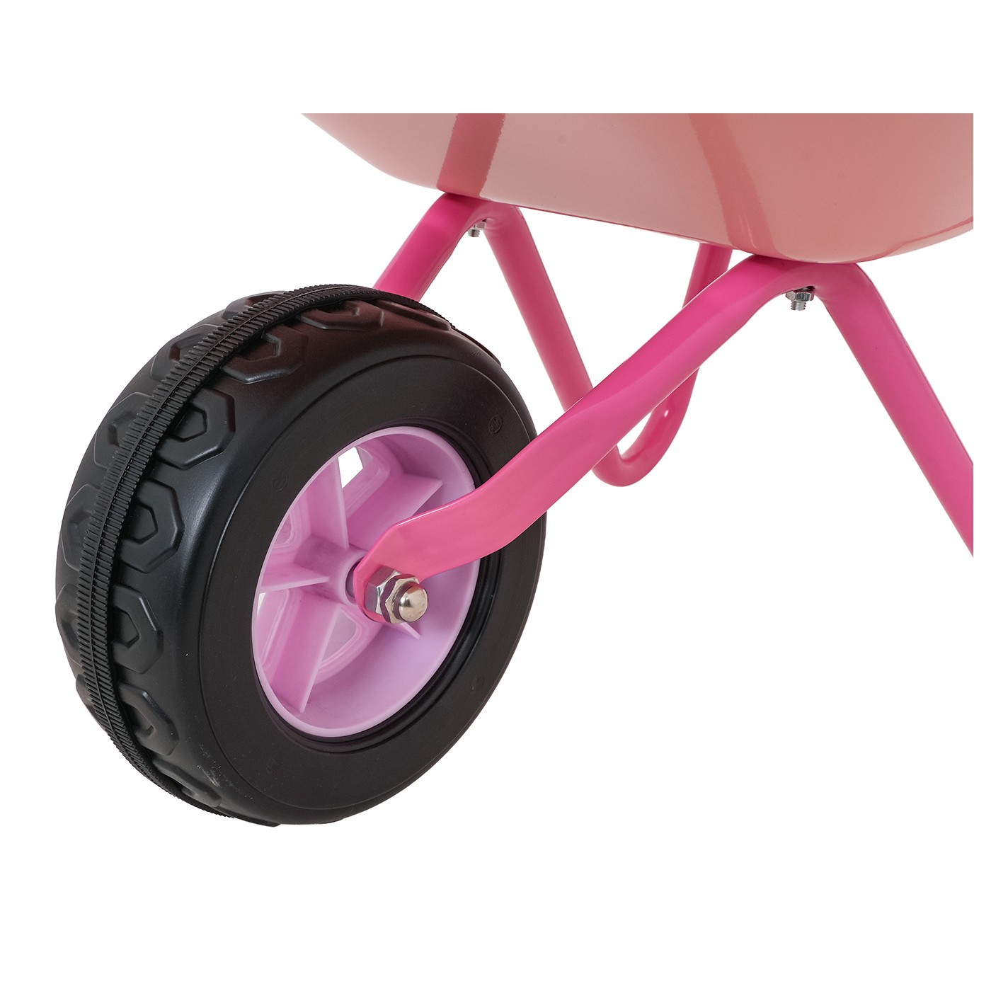 Little Gardener's Set with Wheelbarrow Pink