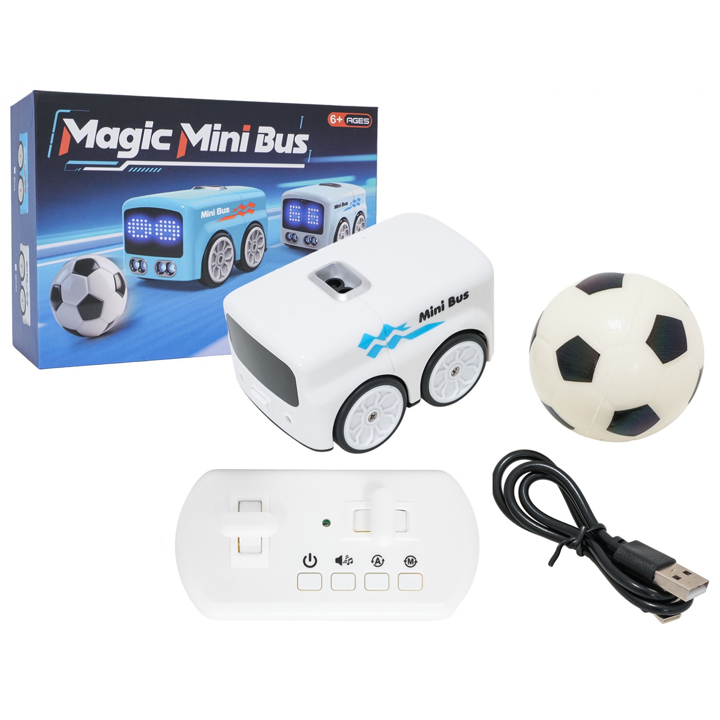 R/C Mini Vehicle with Ball White