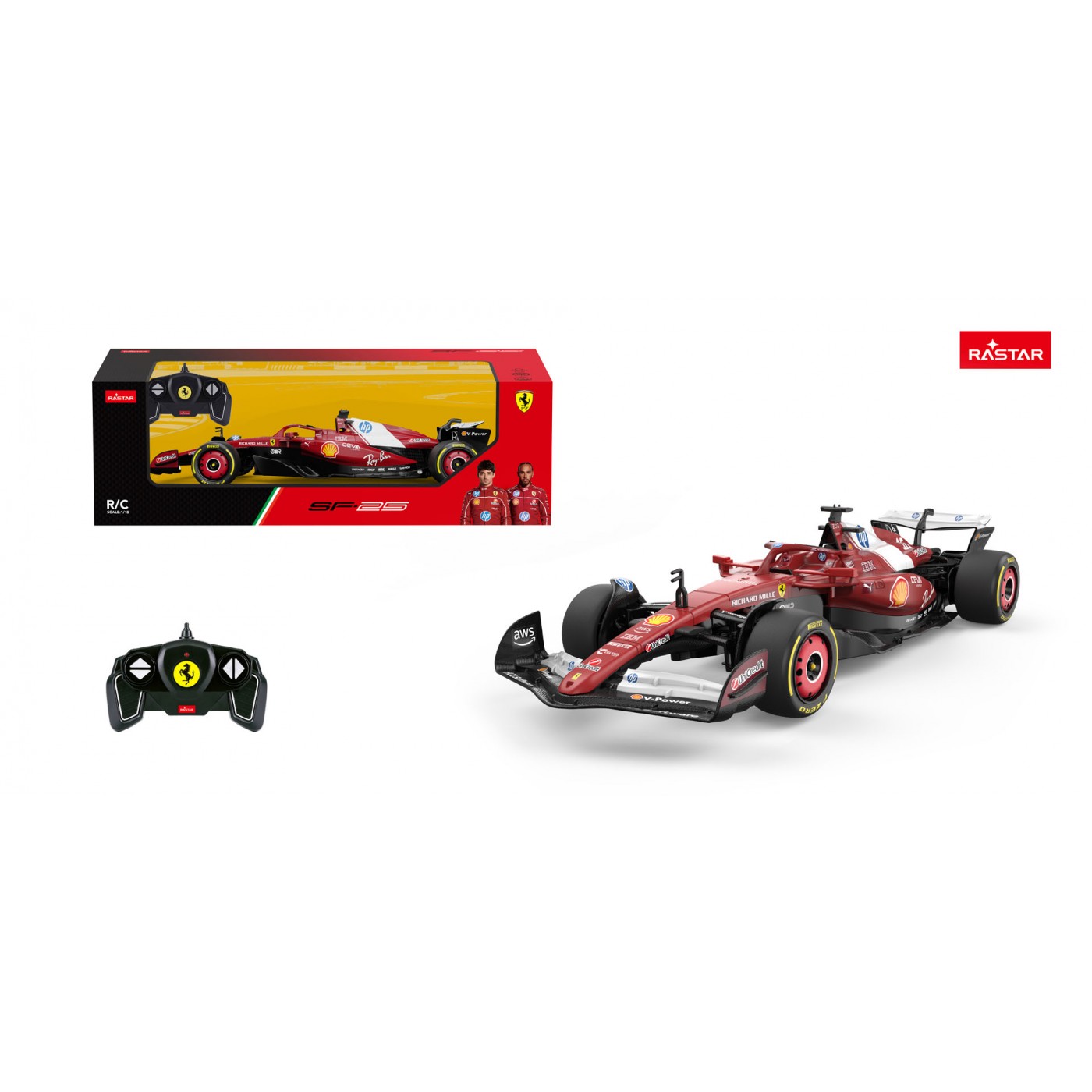 R/C 1:18 Ferrari SF-25 Red RASTAR