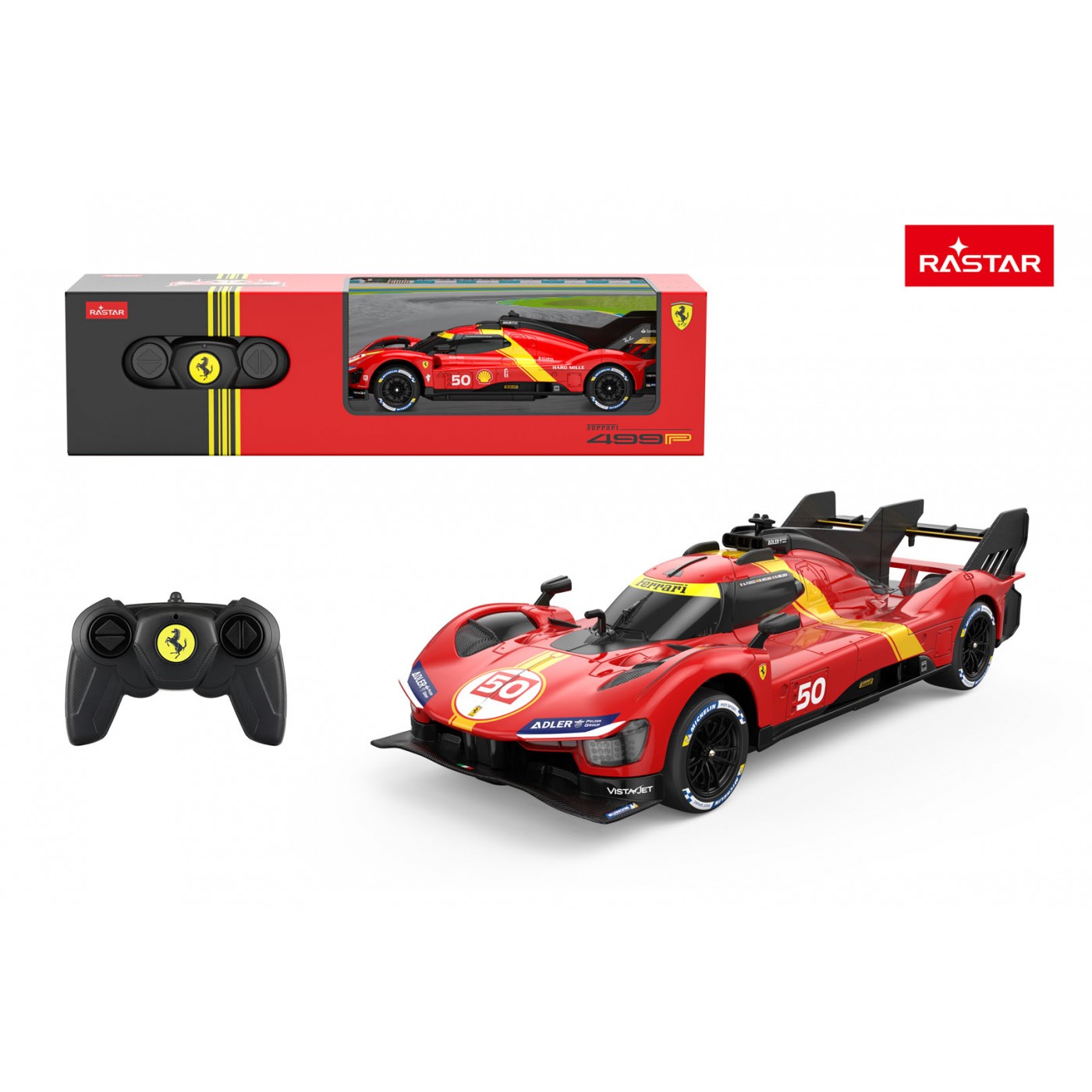 R/C 1:24 Ferrari 499P Red RASTAR