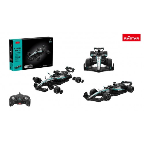 R/C car 1:16 Mercedes-AMG F1 W16 E Performance Building Kit Black RASTAR