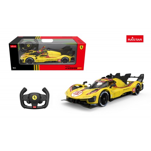 R/C car 1:14 Ferrari 499P Yellow RASTAR