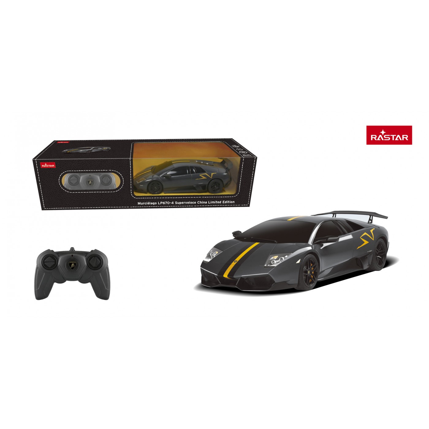 R/C car 1:24 Murcielago LP670-4 Superveloce Gray RASTAR