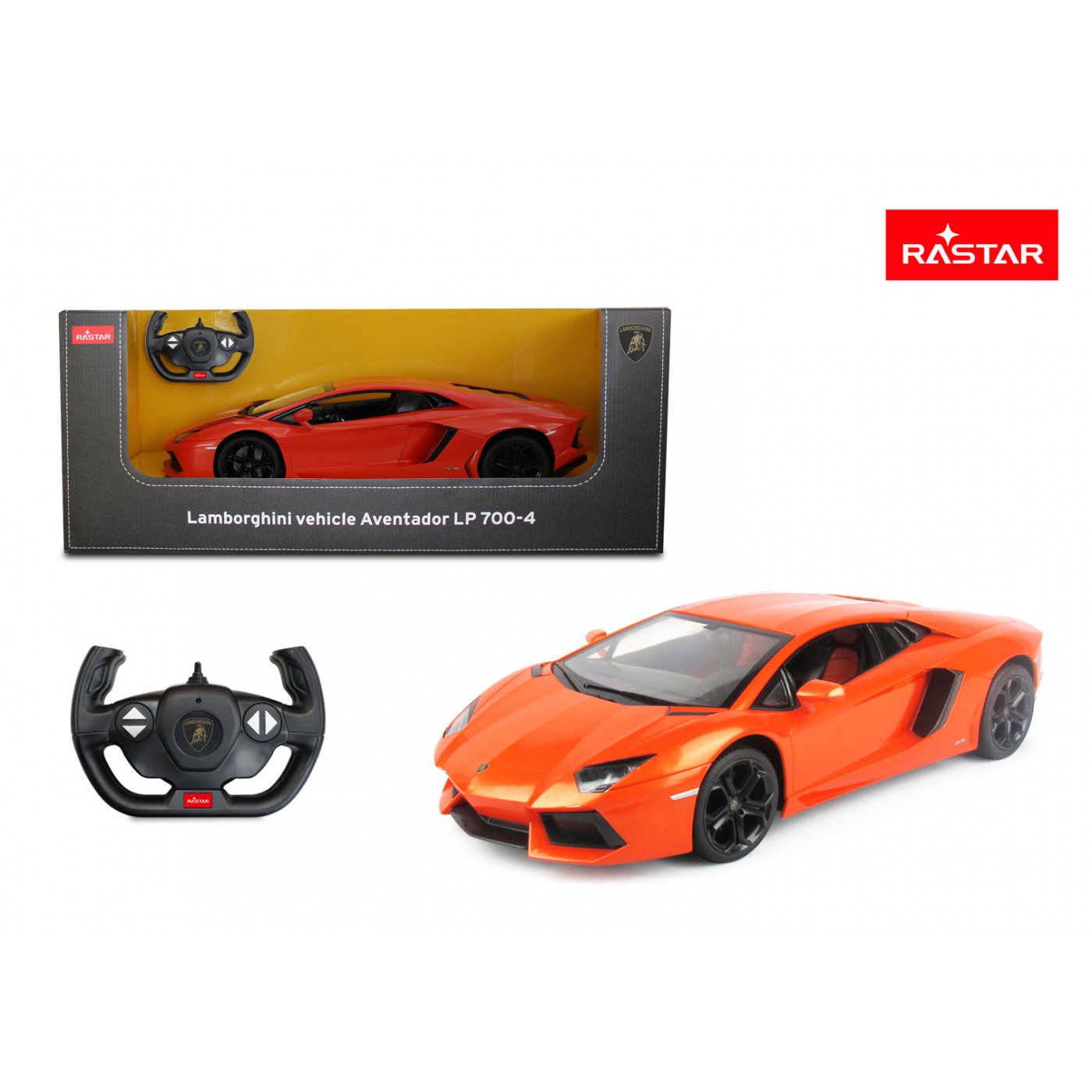 R/C Car 1:10 Lamborghini Aventador Orange RASTAR
