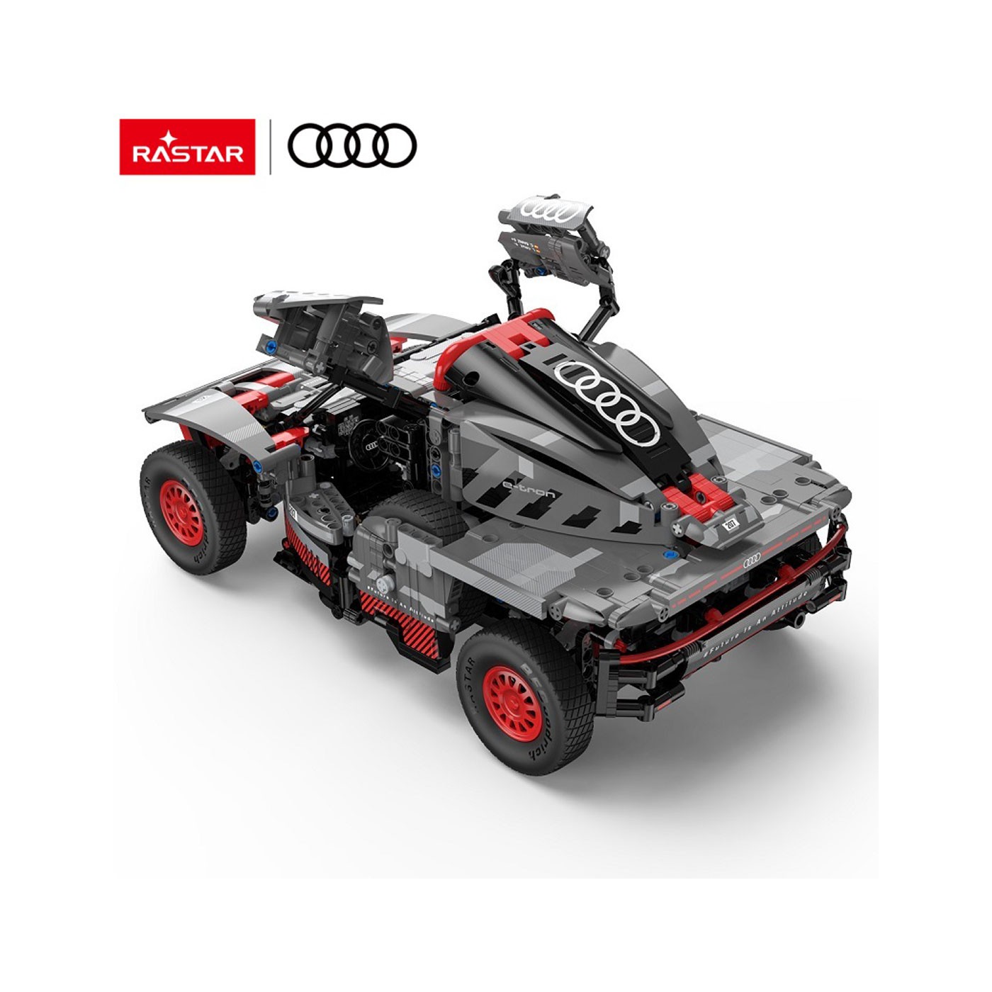Car Blocks 1:14 Audi RS Q e-tron Gray RASTAR