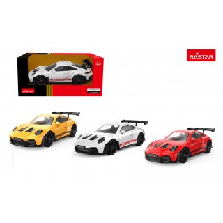 Metal Car 1:43 Porsche 911 GT3 RS White RASTAR