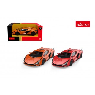 Metal Car 1:43 Lamborghini Sian Red RASTAR