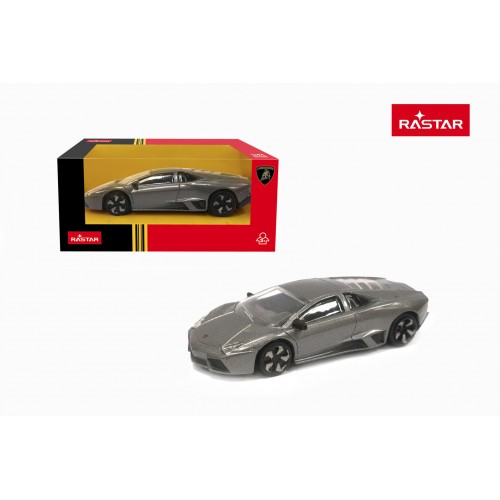 Metal Car 1:43 Lamborghini Reventon Gray RASTAR