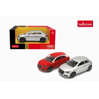 Metal Car 1:43 Audi A1 Silver RASTAR