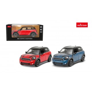 Metal Car 1:24 MINI Countryman Red RASTAR
