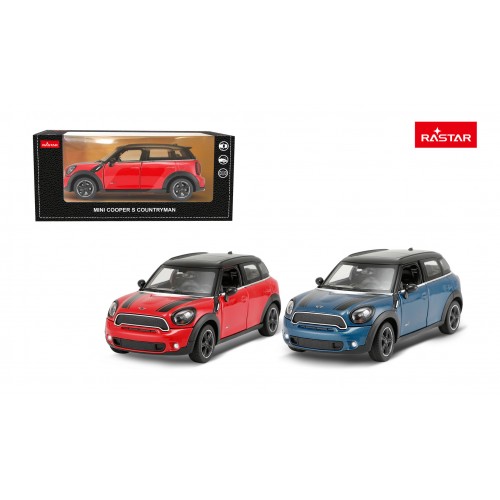 Metal Car 1:24 MINI Countryman Red RASTAR