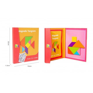 Wooden Logic Game with Magnetic Board