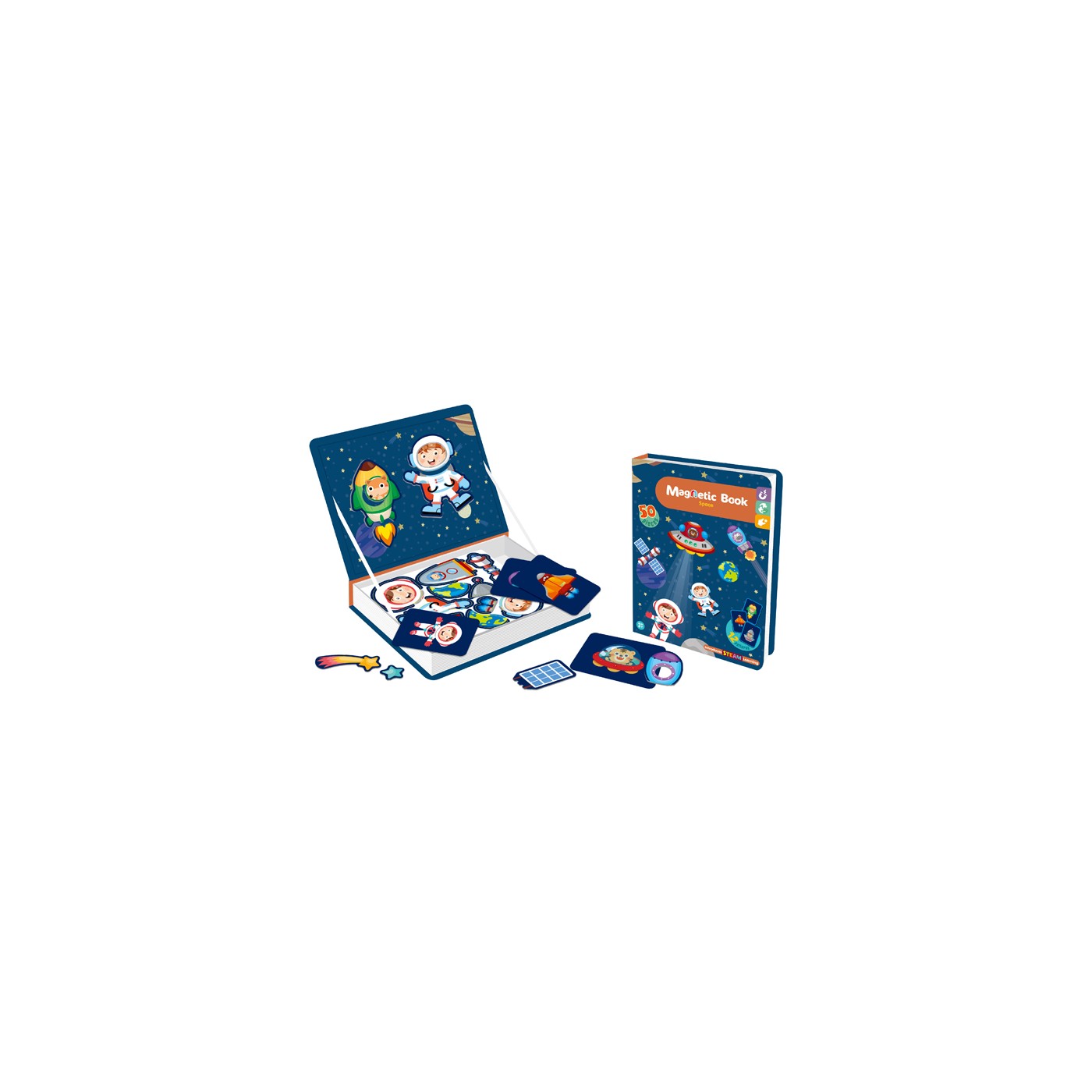 Magnetic Board Space and Astronauts