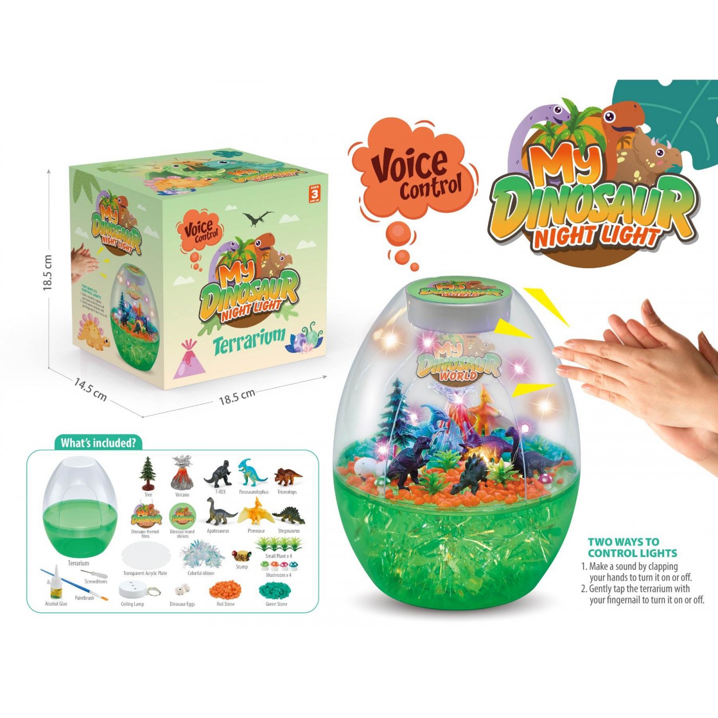 Green Dinosaur Park Creation Kit