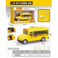 Yellow School Bus with Lights and Sounds