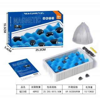 Magnetic Pebbles Game