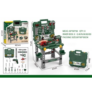 Green Mechanic's Workshop with a Suitcase