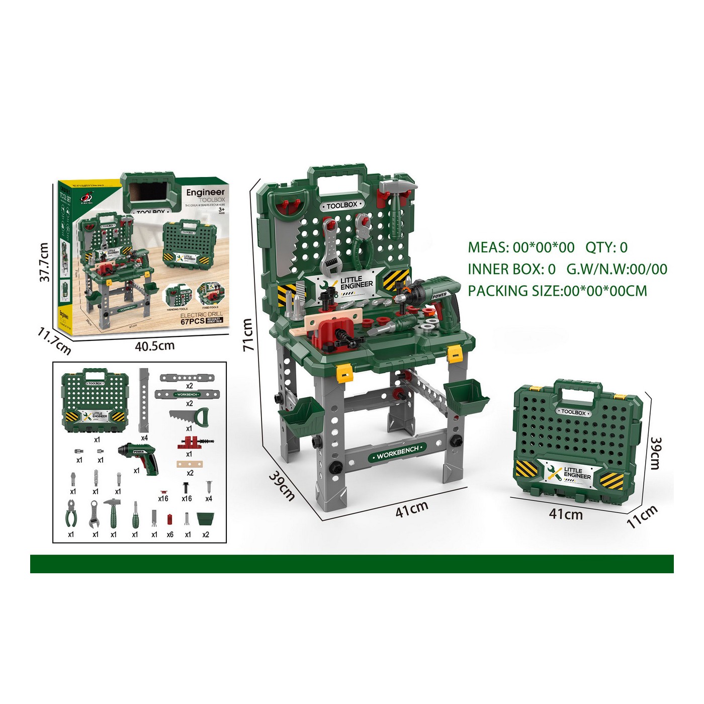 Green Mechanic's Workshop with a Suitcase