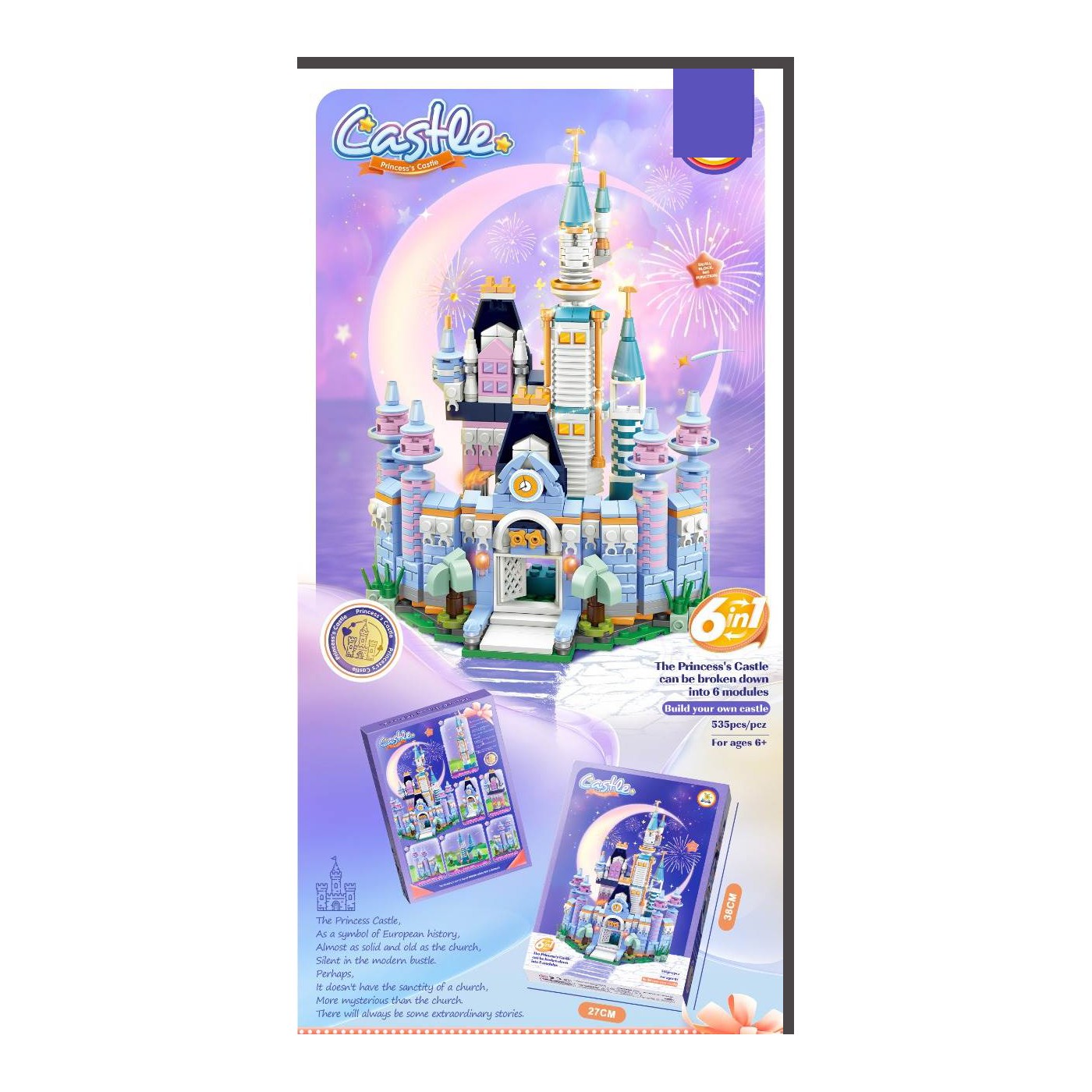 Princess Castle Building Block Set