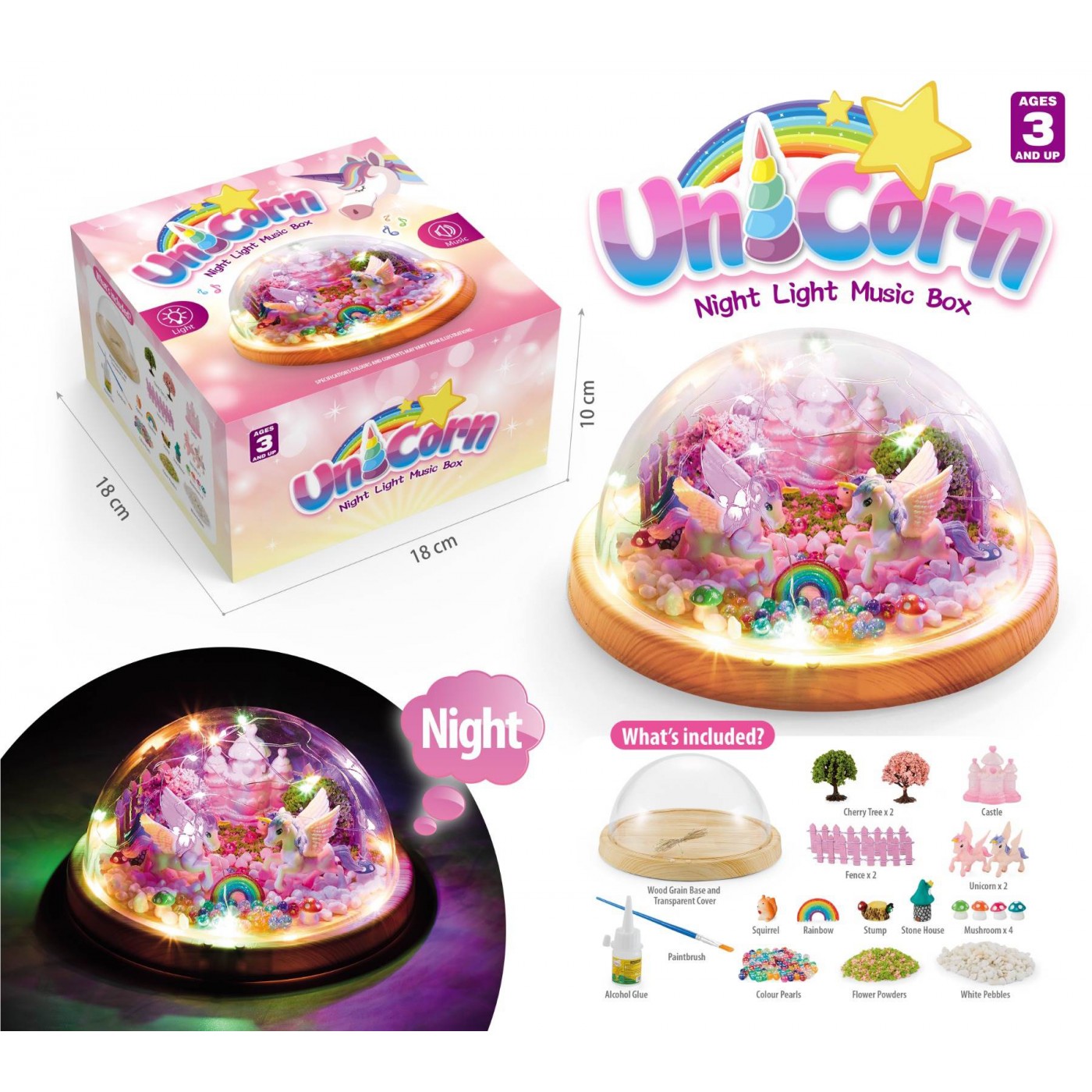 Make a Unicorn World Kit + Light