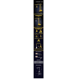 Crane Building Block Set 1731pcs.