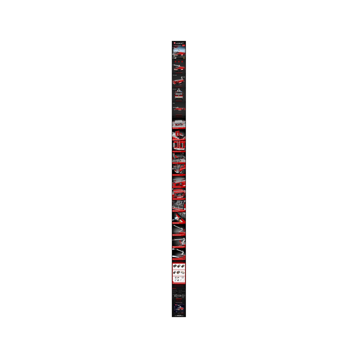 Fire Department Building Block Set 6653pcs.