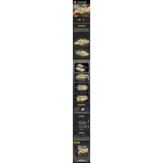 Tank Building Block Set 1129pcs.