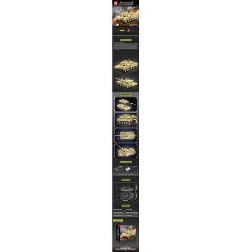 Tank Building Block Set 1129pcs.