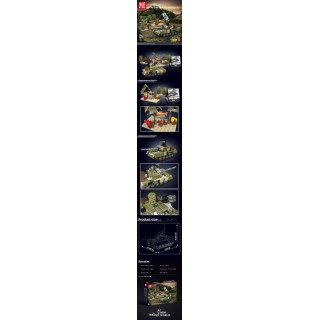 Tank Building Block Set 513pcs.