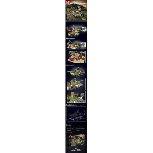 Tank Building Block Set 513pcs.