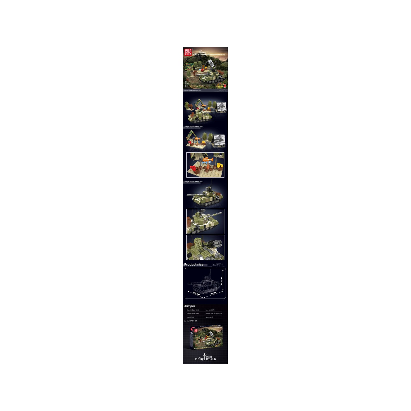 Tank Building Block Set 513pcs.