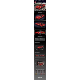 Red Sports Car Brick Set 449pcs.
