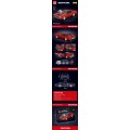 Red Sports Car Brick Set 1886pcs.