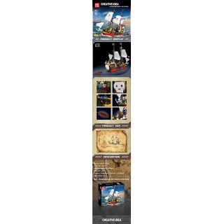 Ship Building Block Set 928pcs.