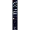 Formula Sports Car Brick Set Gray 1257pcs.