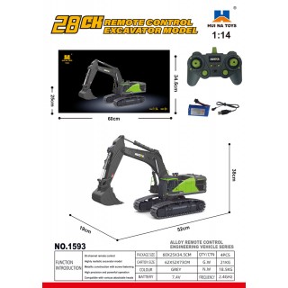 R/C Excavator Green 1:14