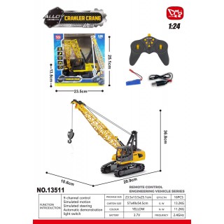 R/C Crane Yellow 1:24