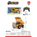 R/C Dump Truck Yellow 1:24