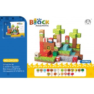 Magnetic Cube Set 117pcs.